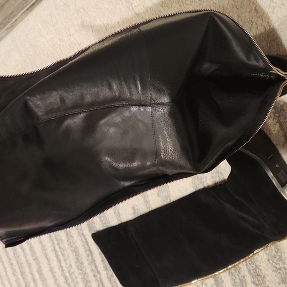 Lola Cruz black suede over the knee boots - Picture 6 of 10